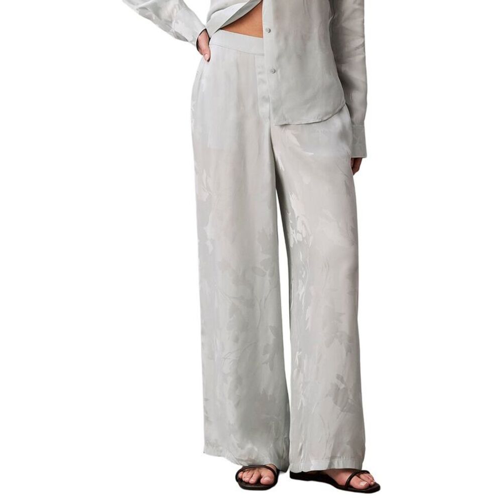 Calvin Klein Womens Jacquard Elastic Back Pant